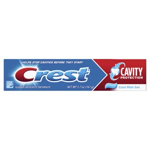 Toothpaste Crest® Cavity Protection Gel Cool Mint Flavor 5.7 oz. Tube (1/EA 24/CS) by Procter & Gamble  ID 3700051203